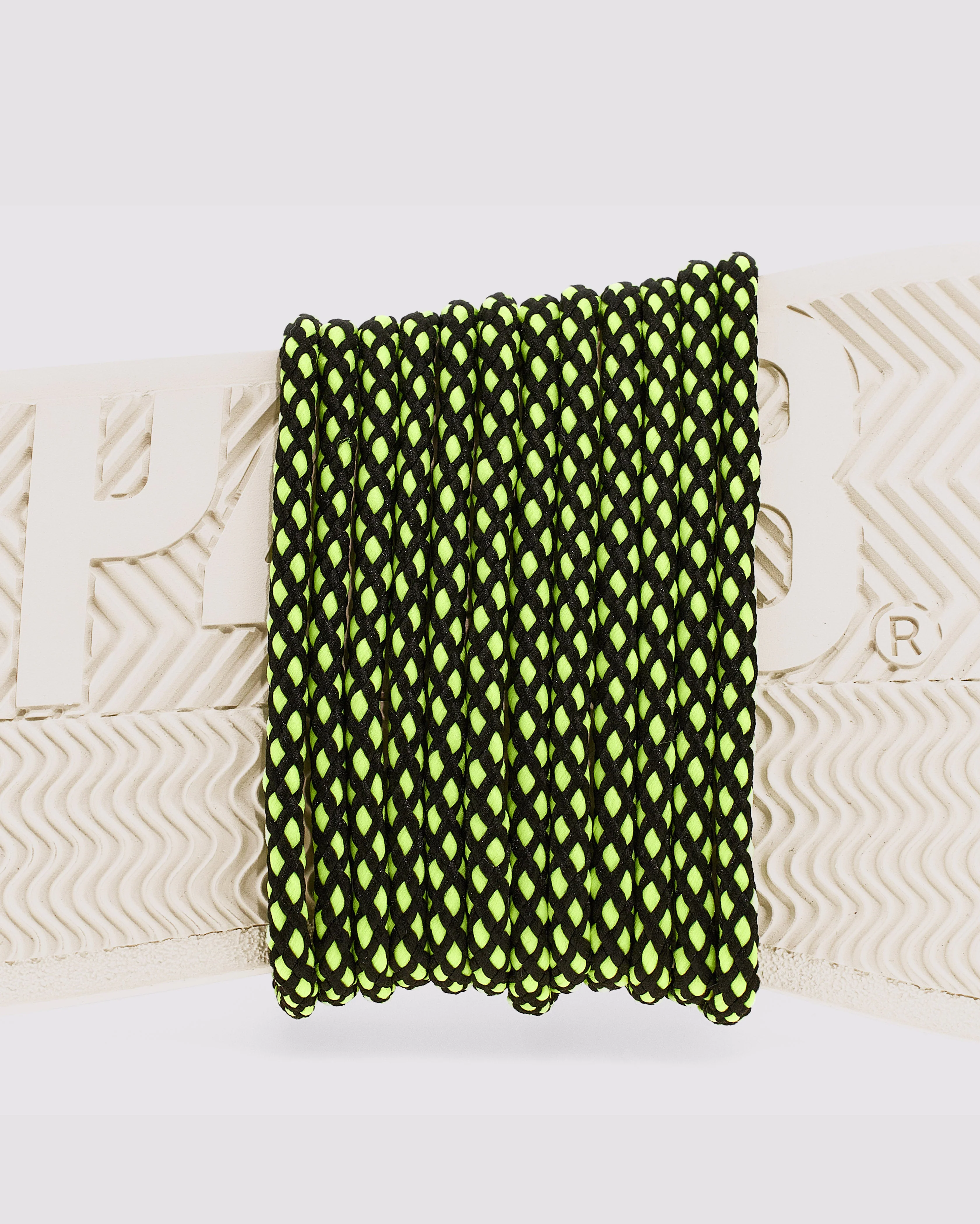 Shoelaces Black/Yellow Diamond - Image 3