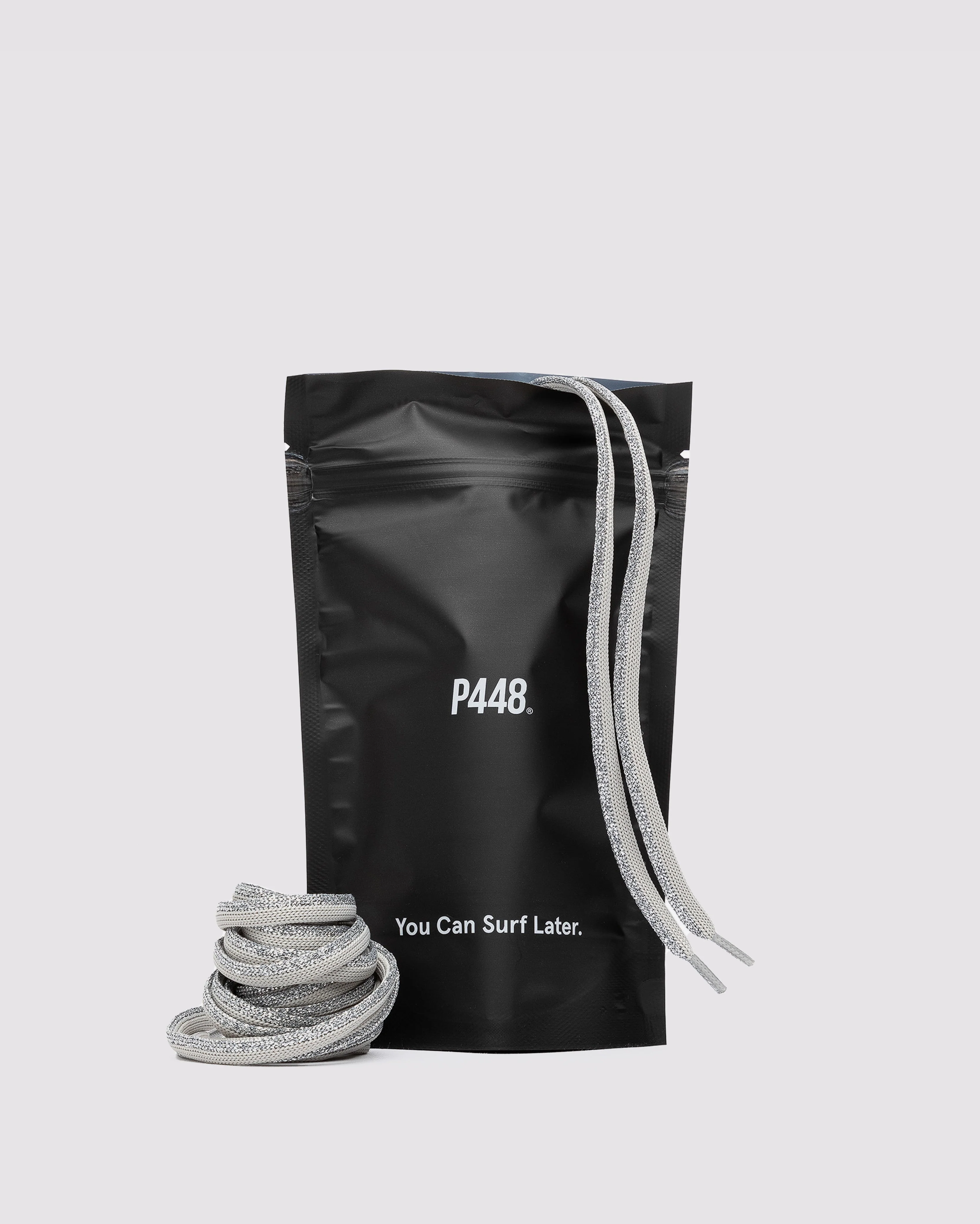 Shoelaces Silver Sparkle - Image 3