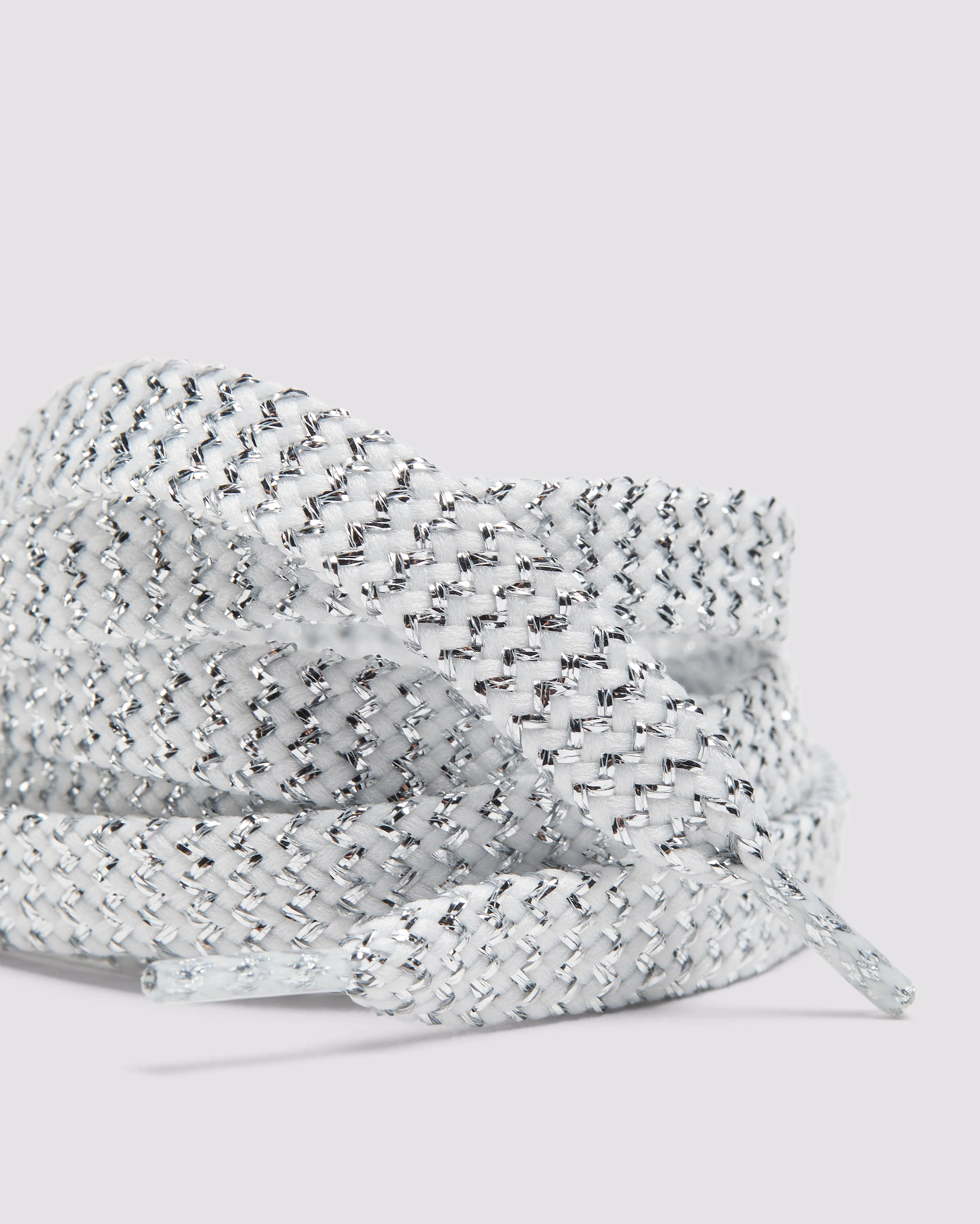Shoelaces White Silver - Image 3