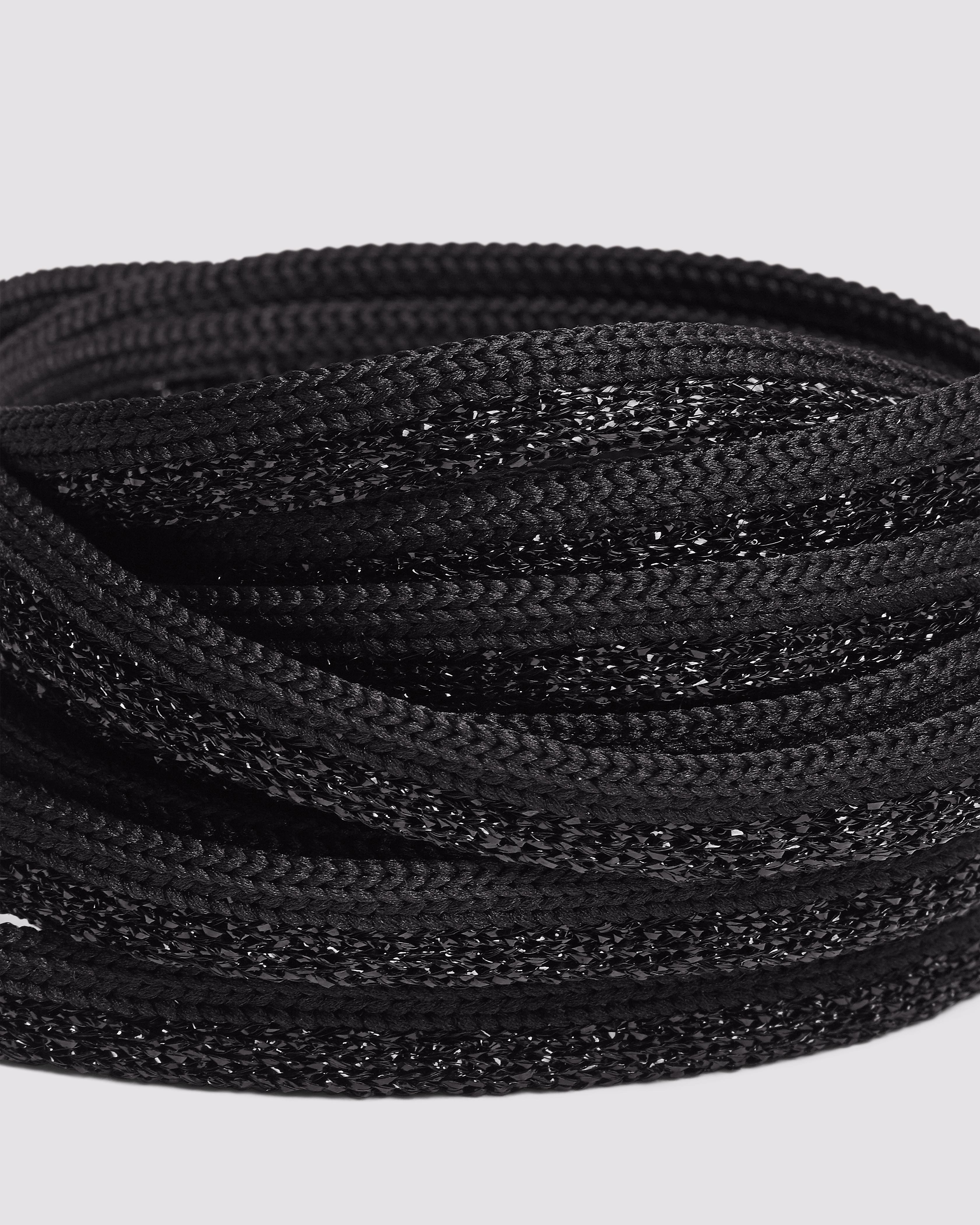Shoelaces Black Glitter - Image 3